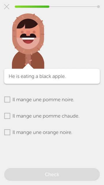 Illustration for article titled I'm Loving Updated Mobile Duolingo *edited*